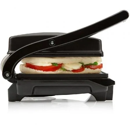 Tristar GR-2650 - Parrilla Eléctrica de Contacto Sandwich Grill, 700W, Placa Antiadherente, Tapa Flotante, para Paninis, Carne y Verduras, Color Negro Tristar GR-2650 - Parrilla Eléctrica de Contacto Sandwich Grill, 700W, Placa Antiadherente, Tapa Flotante, para Paninis, Carne y Verduras, Color Negro